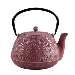 Japanese Tetsubin 40oz 1200ml Cast Iron Enamel Teapot Stainless Steel <b>Infuser</b> Classic Heat-Resistant Handle for Tea Coffee - Product Image 1