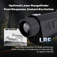NNPO RD23S-635 Professionnel 35mm HD Thermique Monoculaire 8x Zoom Laser Télémètre Alliage d'Aluminium Durable Chasse en Plein Air