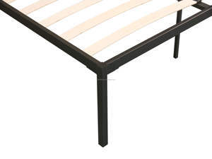 Modern Easy Assembly <b>Portable</b> Twin King Size Frame Metal Load-bearing <b>Bed</b> Frame - Product Image 6