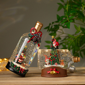 Boîte à musique <span class=keywords><strong>de</strong></span> <span class=keywords><strong>Noël</strong></span>, globe à neige, cadeau pour les enfants, décoration <span class=keywords><strong>de</strong></span> la maison pour un anniversaire - Product Image 3