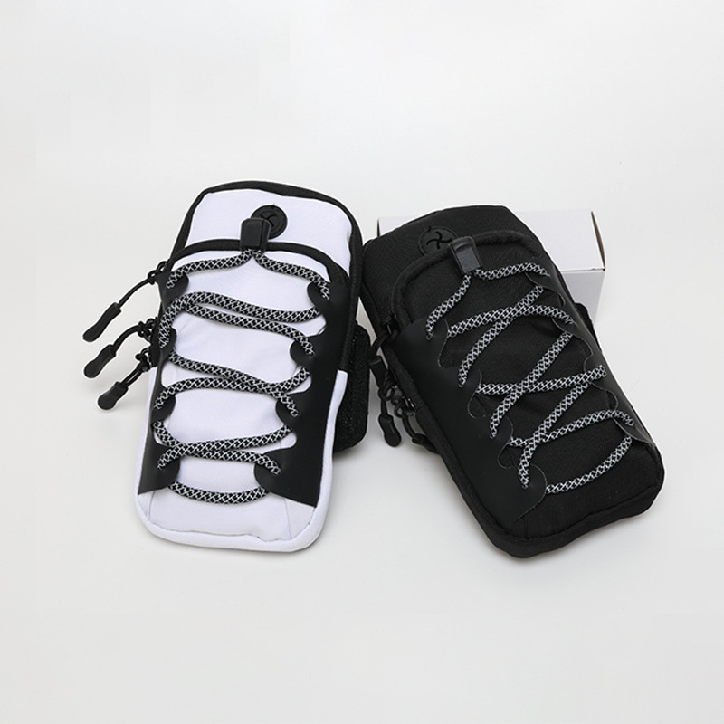 New Reflective Mobile Phone Arm Bag Sports Arm Cover Wrist Bag Outdoor Fitness Bag