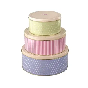 Food Grade Oven Safe Dream Cake Tin Cans For Baking Cake 6 Inch 7 Inch 8 Inch 9 Inch 10 Inch 11 Inch 12 Inch Tinplate Can