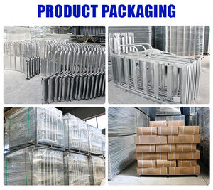 Panneaux de clôture en acier galvanisé pour bétail, vente en gros à bas <span class=keywords><strong>prix</strong></span>, hauteur de 1,8 m, clôture de ferme flexible - Product Image 6