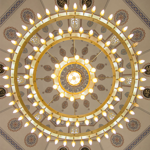 Lanterne suspendue marocaine sur mesure, lampe à plusieurs niveaux, éclairage de mosquée, lustre <span class=keywords><strong>LED</strong></span> pour hall de mosquée, salle de prière - Product Image 5