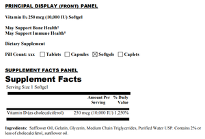 Toptan Özel Markalı Kemik Güçlendirici <span class=keywords><strong>Vitamin</strong></span> D3 Takviyesi Hızlı Kargo - Product Image 2
