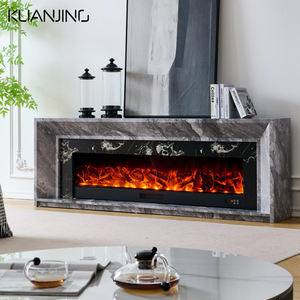 Kuanjing Meuble TV avec <span class=keywords><strong>cheminée</strong></span> en bois de style européen moderne, pièce décorative pour hôtel et villa, insert de feu électronique - Product Image 2