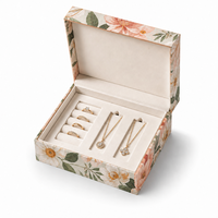 Ensemble de boîtes cadeaux en papier estampées à chaud personnalisées, impression dorée de luxe avec couvercles assortis pour l'artisanat et les cadeaux
