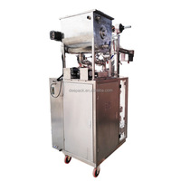 Máquina Envasadora de Salsas Automática de Doble Carril DEEPACK, Máquina de Llenado y Sellado de Sobres de 7-60 ml para Ketchup y Aceite de Chile