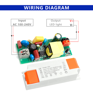 Bộ Nguồn Điều Khiển <span class=keywords><strong>LED</strong></span> Bộ Chuyển Đổi Dòng Điện Không Đổi 280mA 300mA 600mA <span class=keywords><strong>1200mA</strong></span> 100-240V AC Sang DC 12V-42V Vỏ Nhựa - Product Image 5