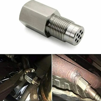 Nouvel adaptateur de capteur d'oxygène M8*1.5 en acier inoxydable 304 pour convertisseur catalytique, filtre catalytique O2, surface polie haute performance