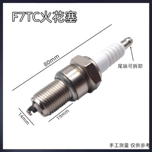 Bujía eléctrica pulida F7TC para generador de gasolina 170F190 y máquina de aceite Stroker - Product Image 3