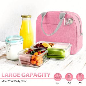 Sac isotherme personnalisé pour femmes et hommes adultes, petit récipient alimentaire étanche pour le déjeuner - Product Image 3