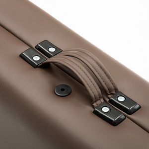 <strong>Portable</strong> Folding Genuine Leather Adjustable Luxury Massage <strong>Table</strong> for SPA Salon Gym &amp; Hotel Use - Product Image 5