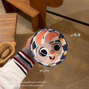 Zootopia Cartoon Ceramic <b>Bowl</b> <b>Set</b> Of 4 Round Dinnerware Gift Box For Birthday Party Tableware Decorations - Product Image 3