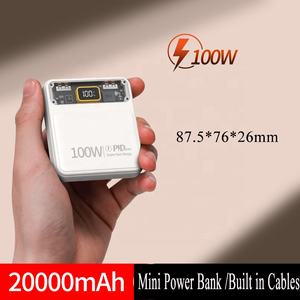 <span class=keywords><strong>Power</strong></span> Bank Portatile 20000mAh PD 22.5W con Display Digitale, Cavo di Ricarica Rapida, Batterie e Adattatore di Alimentazione Mobile - Product Image 4