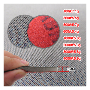 Disco <span class=keywords><strong>de</strong></span> Esponja Abrasiva <span class=keywords><strong>de</strong></span> 5 Pulgadas (125 mm) con Velcro, Esponja <span class=keywords><strong>de</strong></span> Pulido Elástica, Disco <span class=keywords><strong>de</strong></span> Lijado para Madera y Metal - Product Image 3