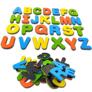Ensemble d'alphabet et de chiffres magnétiques colorés pour l'éducation précoce, jouets éducatifs pour enfants et tout-petits - Product Image 2