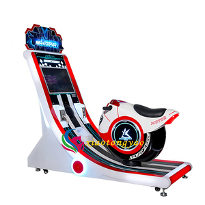 Machine de jeu d'arcade de course de motos pour enfants à monnayeur, très rentable, 110V/220V, pour 1 à 2 joueurs, à partir de 3 ans - Product Image 1
