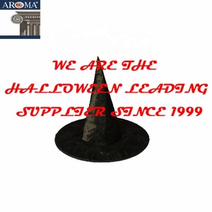 Halloween Día de la muerte 18 \ "altura telaraña y <span class=keywords><strong>sombrero</strong></span> de bruja negro Prop casa embrujada fiesta decoración de pared modelo - Product Image 3