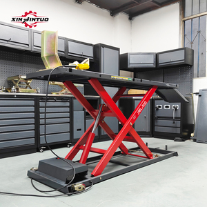 Mesa Elevadora de Tijera Hidráulica para Motocicleta Xinjintuo de Gran Venta, para Trabajo Pesado, 700 kg 1540 lb - Product Image 4