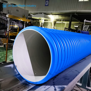 PP sóng đôi tường HDPE Dải thép gia cố áp lực cao xoắn ốc sóng ống thoát nước dn200 dn1200 ăn mòn - Product Image 2