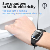 Bracelet antistatique électrostatique sans fil réglable ESD câble de décharge bande de poignet sangle anti-moustique bande
