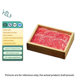 Plateaux de rangement alimentaire en bois rectangulaires avec logo personnalisé, plateaux de service multifonctionnels pour la <span class=keywords><strong>cuisine</strong></span> - Product Image 1