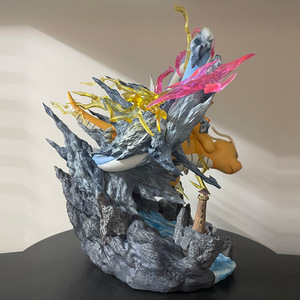 Figurine LED Lumineuse Dragonite Famille 30cm, Statue Anime Pokémon avec <span class=keywords><strong>Dratini</strong></span> & Dragonair, Modèle de Collection en PVC - Product Image 4