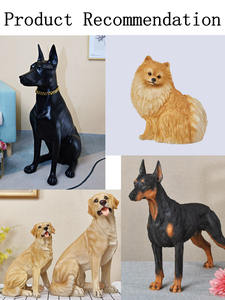 Statue de <span class=keywords><strong>chien</strong></span> Golden Retriever en résine nordique, vente en gros OEM, décoration de jardin et de maison, animal doré, vente chaude - Product Image 4