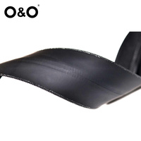 Rouleau de fermeture à glissière O & O-Custom #5 noir Pvc PU Nylon plastique longue chaîne ouverte extrémité fermée fermeture éclair cachée Invisible étanche
