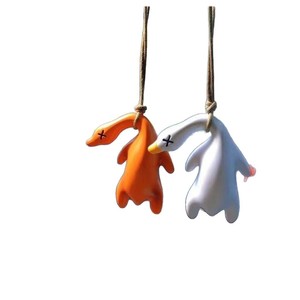 Cartoon Resin Duck Pendant Color Changing Keychain <b>Car</b> Gift <b>Decor</b> - Product Image 1
