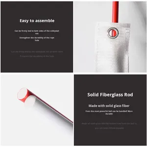 Cao cấp meibang 1.8m cạnh tranh sợi thủy tinh bóng chuyền cực có thể tháo rời Marker Tape cho không khí bãi biển bóng chuyền <span class=keywords><strong>Net</strong></span> đánh dấu - Product Image 5