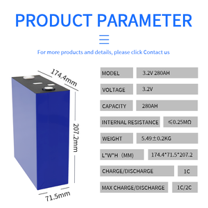 Литий-железо-фосфатные (LiFePO4) призматические аккумуляторные ячейки Cornex класса А, <span class=keywords><strong>3</strong></span>.2В, 280Ач/300Ач Солнечные батареи 2V MB31 280 Ач - Product Image 2