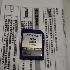 การ์ด 4GB ตามมาตรฐานอุตสาหกรรม CA-SD4G สำหรับเซ็นเซอร์วัดค่าสำหรับซีรีส์ LJ-X8000 - Product Image 3
