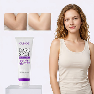 Crème Éclaircissante Corporelle Zones Intimes Aisselles Genoux <span class=keywords><strong>Cuisses</strong></span> – Lotion Hydratante Correctrice de Taches Brunes et de Mélanine - Product Image 2