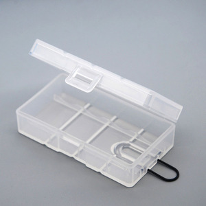 เคสเก็บแบตเตอรี่แบบพกพาสำหรับ Cr123a Cr2 16340 14250กล่องพลาสติกโพลีเมอร์ใส - Product Image 3