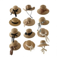 Chapeau de soleil à large bord style Ins pour l'été, chapeau de plage coréen en fourrure, chapeau Fedora qui flattere le visage, chapeau en fourrure d'inspiration française pour femme
