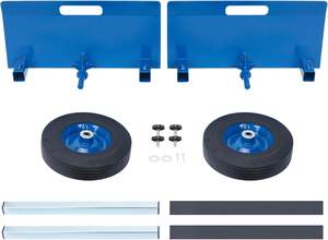 Heavy Duty 1100LBS Panel <span class=keywords><strong>Dolly</strong></span> 10 \ "Ruedas sólidas Drywall Mover Puerta ajustable <span class=keywords><strong>Dolly</strong></span> Cart Manejo de materiales Todo terreno - Product Image 5