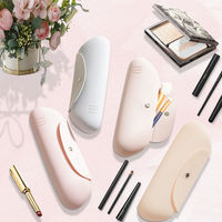 Lalasis marque privée sac organisateur de maquillage sac de maquillage de voyage étanche porte pinceaux en silicone sac cosmétique de voyage en silicone