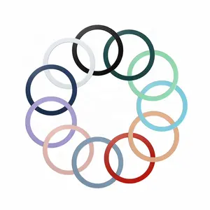 Qi Draadloze Oplader Zelfklevende Metalen Plaatsticker Ring Magnetische Draadloze Oplaadconversie Accessoires Voor Magnetische Autolader