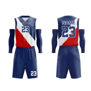OEM reversible basketball uniform set serbia basketball jersey wear
