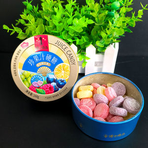 יוז'יווייפין ז'נז'ו מיץ בטעם פירותי מתוק, קופסת פח צבעונית לממתקי חתונה, חטיפים לילדים - Product Image 4