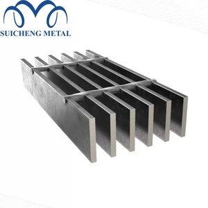 Gitter-Gräbenüberzug/Abflussüberzug Platte schlammfester Gehweg Drehbank Sprossen verzinktes Fiberglas-Stahlgitter - Product Image 1