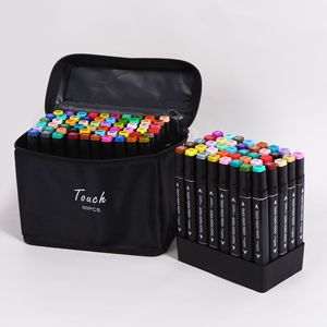 ชุดปากกามาร์กเกอร์หัวคู่60สีสำหรับโรงเรียน - Product Image 1