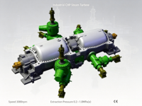 Centrale de cogénération à turbine à vapeur à contre-pression Bowzon 312 MW pour l'extraction de gaz naturel, éco-responsable, avec pompe PLC pour l'alimentation industrielle