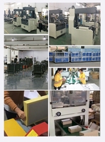 Machine de fabrication de boîtes rigides Huamo à haut rendement, machine de production complète pour la fabrication de boîtes cadeaux rigides en papier