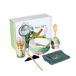 Luxury Porcelain Japanese-style Matcha <b>Tea</b> Set Four-piece with Whisk Bowl Stand Gift <b>Box</b> - Product Image 5