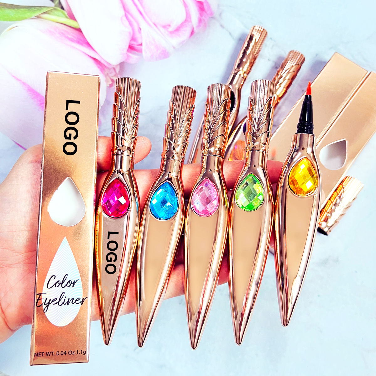 Подводка для глаз для макияжа, сухая быстрая жидкая подводка для глаз, фирменная марка, Водостойкая Подводка для глаз для веганов, карандаши