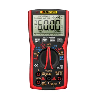 Aneng SZ17 Digitale Multimeter 6000 Professionele True Rms Analoge Tester Multimetro Diy Transistor Condensator Ncv Testers Lcr Meter