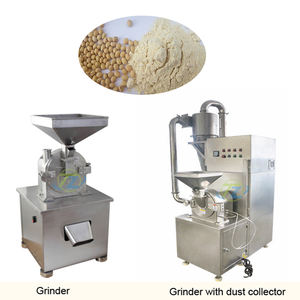 Henné à base de plantes et pulvérisateur de nourriture Machine coquille d'huître et poudre de gingembre broyeur avec composant de noyau de moteur de dépoussiérage d'impulsion - Product Image 4